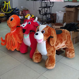 Hansel high quality coin operated electrical animal toy car for mall supplier