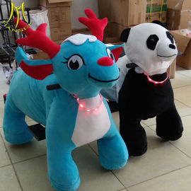 Hansel  amusement ride  plush rocking scooter with music electronic toys for adults supplier