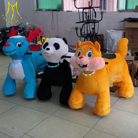 Hansel  amusement ride  plush rocking scooter with music electronic toys for adults supplier