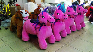 Hansel amusement park rides coin operated stuffed electric animal for kids supplier
