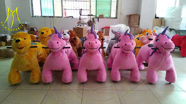 Hansel Hot selling shopping mall electric mountable animal plush ride supplier