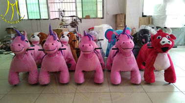 Hansel Hot selling shopping mall electric mountable animal plush ride supplier