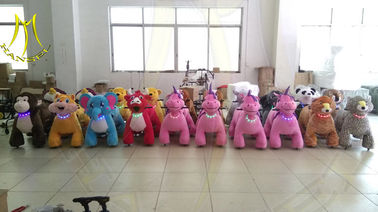 Hansel wholesale kids indoor rides electric stuffed mountable animals supplier