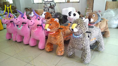 Hansel safari zippy battery rides car animal stuffed kids ride on toy supplier