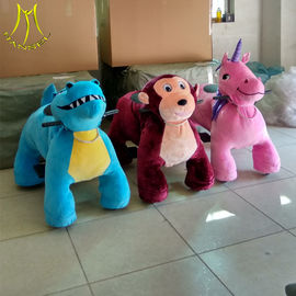 Hansel  playground dinosaur riding toys for child coin operated stuffed animal toys kiddie rides supplier