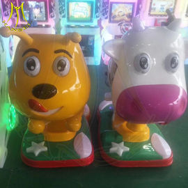 Hansel indoor game machine fiber glass small coin operated amusement ride supplier