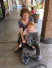 Hansel  kids rides battery operated animal plush electric ride on animals coin  in mall supplier
