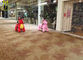 Hansel 2018 commercial kids walking plush animales mountables indoor amusement park games supplier
