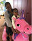 Hansel 2018 indoor amusement equipment riding bike plush animal toy with music supplier