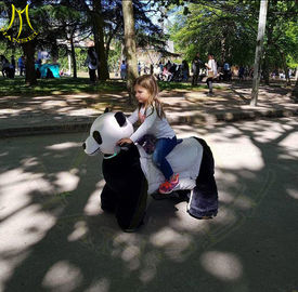 Hansel 2018 zoo animals children park products walking plush animal ride supplier