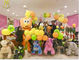 Hansel outdoor amusement park for sales kids plush toys stuffed animals on wheels supplier