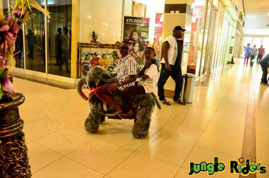 Hansel  indoor kids coin operated animal joy ride shopping mall adult plush animal riding supplier
