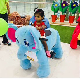 Hansel fun amusement ride  children plush unicorn battery ride supplier