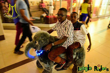 Hansel popular plush stuffed animal bike ride electric ride on toy unicorn in mall supplier