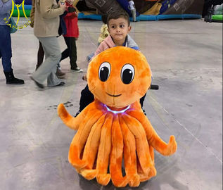 Hansel amusement park plush animal design electric animal scooter for mall supplier