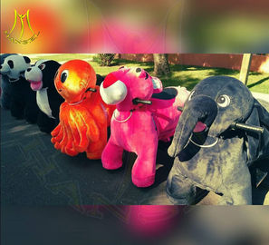 Hansel stuffed indoor playground electric plush motorized animals for mall supplier