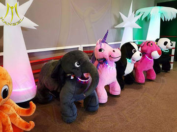Hansel stuffed indoor rides on animal motorized plush riding animals supplier