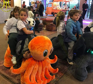 Hansel amusement park games electronic kiddie ride toy animal zoo ride supplier