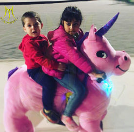 Hansel hot selling kids indoor rides electric mountable animal scooter for mall supplier