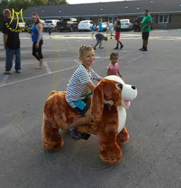 Hansel amusement park playground safari animals plush riding toys for kids supplier