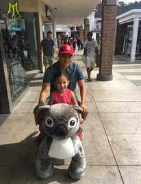 Hansel  indoor amusement park battery powered plush animal electronic scooter supplier