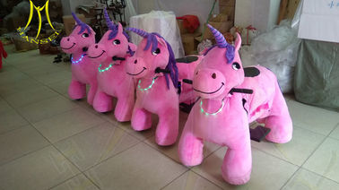 Hansel amusement games machine and plush coin operated games ride for kids supplier