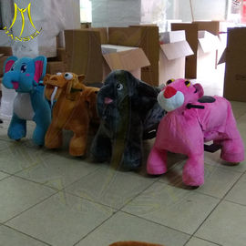 Hansel wholesale indoor playground plush electronic kid riding animals supplier