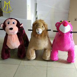Hansel rechargable amusement park electric scooter stuffed ride on animals supplier
