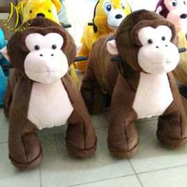 Hansel amusement park electric plush ride toy animal zoo ride for sale supplier