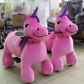 Hansel wholesale plush animal electric indoor coin operated animal rides supplier