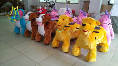 Hansel   coin operated ride on animal walking animal toy for birthday parties supplier