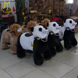 Hansel amusement park coin operated games plush electric motorized animals supplier