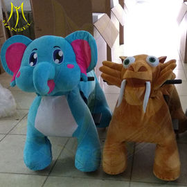 Hansel hot plush stuffed electric battery operated ride on animals supplier