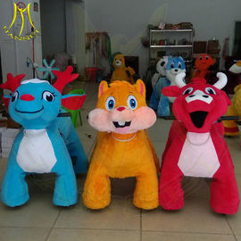 Hansel hot selling walking plush soft kids animal mountable riding toys supplier