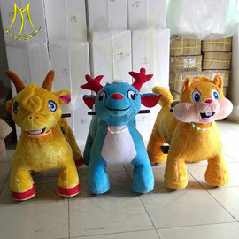 Hansel hot selling walking plush soft kids animal mountable riding toys supplier