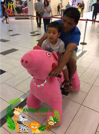 Hansel high quality  walking and coin operated ride toys panda toy ride safari rides for mall supplier