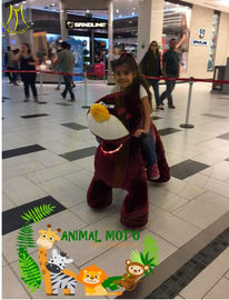 Hansel high quality  walking and coin operated ride toys panda toy ride safari rides for mall supplier