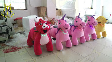 Hansel  indoor amusement game machine plush animal toys for kids ride machines supplier