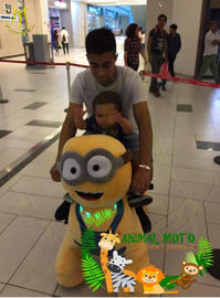 Hansel funny plush animal scooter kids electronic amusement park games equipment supplier