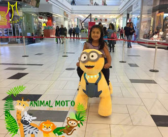 Hansel funny plush animal scooter kids electronic amusement park games equipment supplier