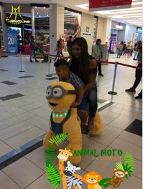 Hansel funny plush animal scooter kids electronic amusement park games equipment supplier