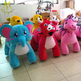 Hansel amusement park indoor electronic walkingkids plush animals supplier