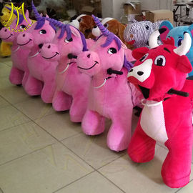 Hansel amusement park indoor electronic walkingkids plush animals supplier