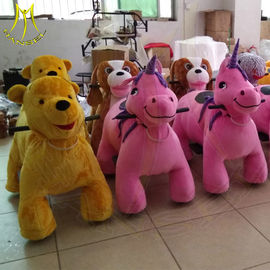 Hansel amusement park indoor electronic walkingkids plush animals supplier