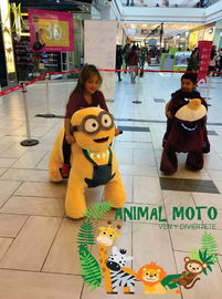 Hansel  Chritstmas coin operated animal walking toys walking ride on mall supplier
