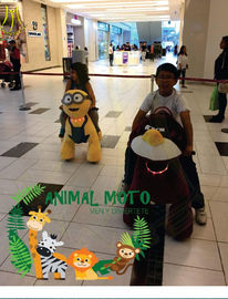 Hansel  Chritstmas coin operated animal walking toys walking ride on mall supplier