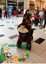 Hansel christmas deer electric ride on animals plush motorized animals battery cars supplier
