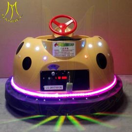 Hansel amusement coin operated plastic bumper car for game center supplier