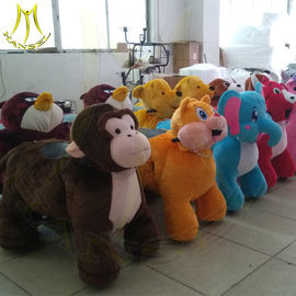 Hansel High quality plush coin operated electric kids ride on stuffed animals supplier