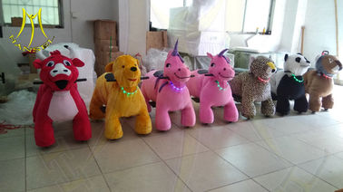 Hansel outdoor park children ride factory electric stuffed animals adults can ride supplier